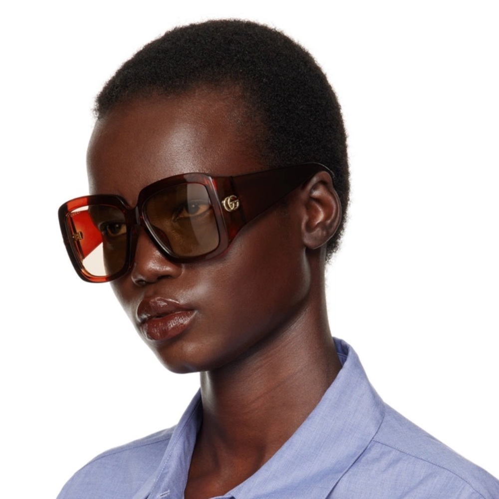 Gucci Gg Corner Rectangular Sunglasses - image 3